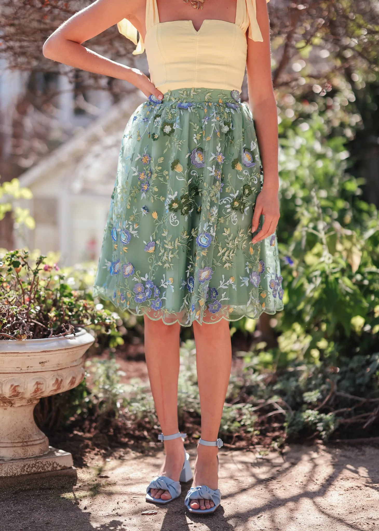 JessaKae Skirts*Meadow Skirt Green