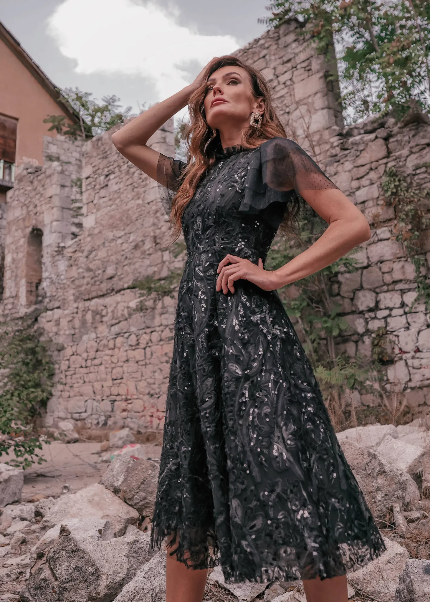 JessaKae Midi Dresses|Customer Favorites*Midnight Dress DuskPrairie
