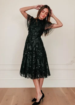 JessaKae Midi Dresses|Customer Favorites*Midnight Dress DuskPrairie