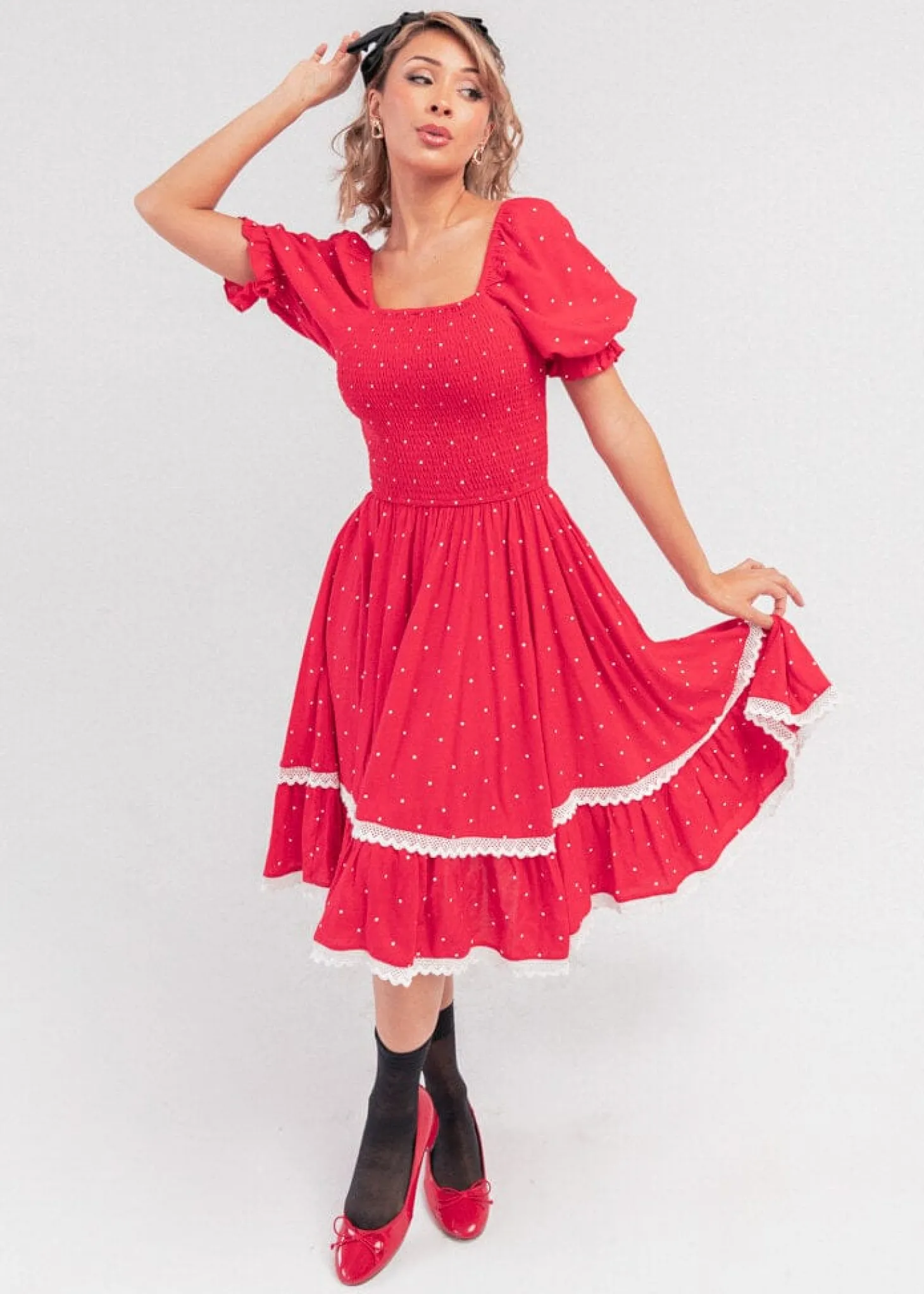 JessaKae Holiday Dresses*Minnie Dress MinnieRed