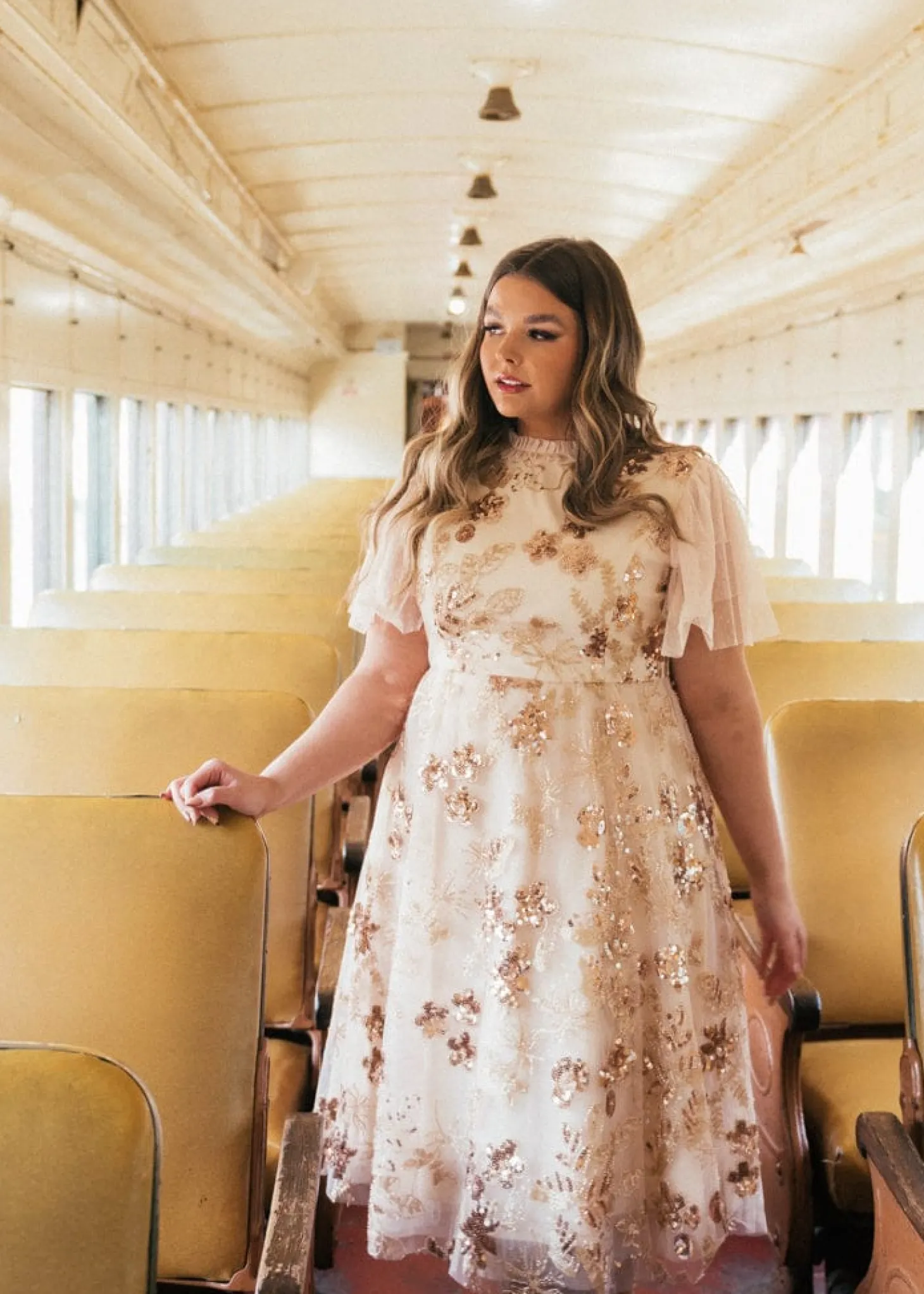 JessaKae Holiday Dresses|Midi Dresses*Moonlight Dress Cream