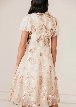 JessaKae Holiday Dresses|Midi Dresses*Moonlight Dress Cream