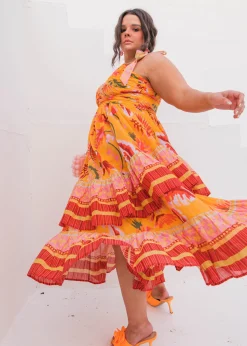 JessaKae Midi Dresses*Oasis Dress CoralOasis