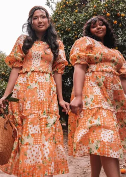 JessaKae Midi Dresses*Orange Blossom Dress OrangePatch
