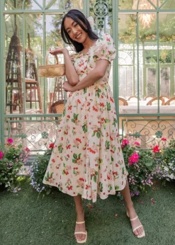 JessaKae Trending Dresses|Midi Dresses*Orchard Dress OffWhite