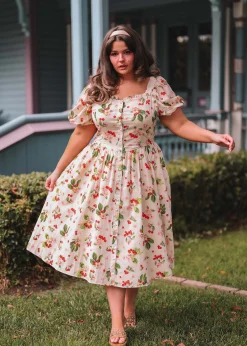 JessaKae Trending Dresses|Midi Dresses*Orchard Dress OffWhite