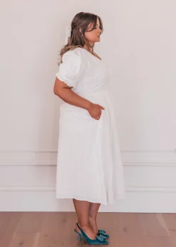 JessaKae Holiday Dresses|Midi Dresses*Pyper Dress White