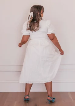 JessaKae Holiday Dresses|Midi Dresses*Pyper Dress White