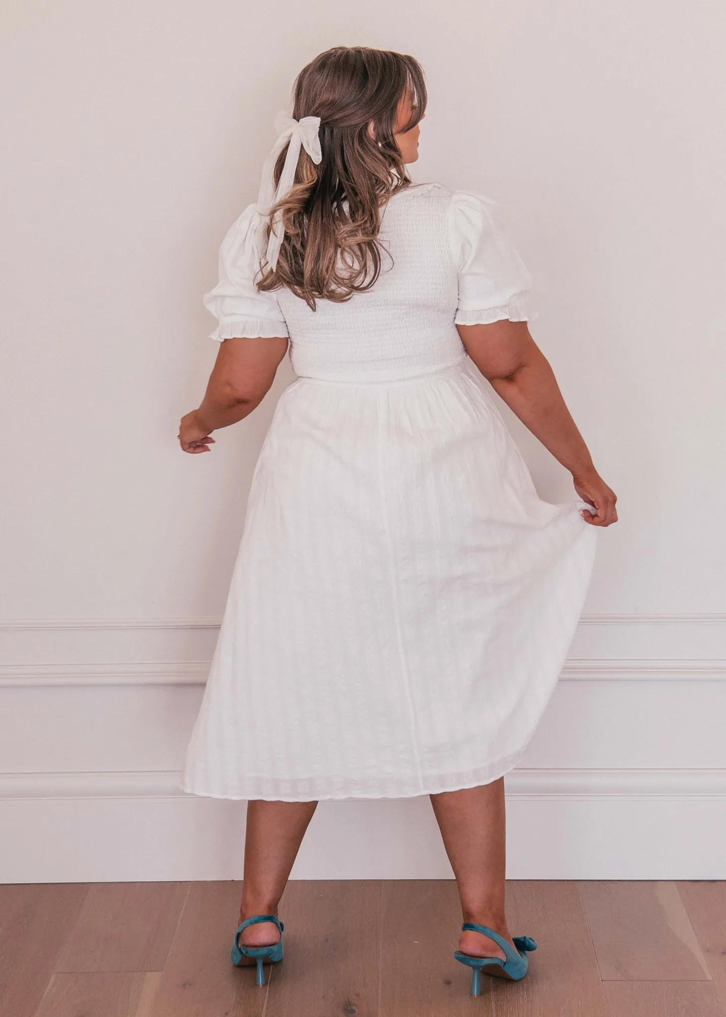 JessaKae Holiday Dresses|Midi Dresses*Pyper Dress White