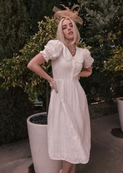 JessaKae Holiday Dresses|Midi Dresses*Pyper Dress White