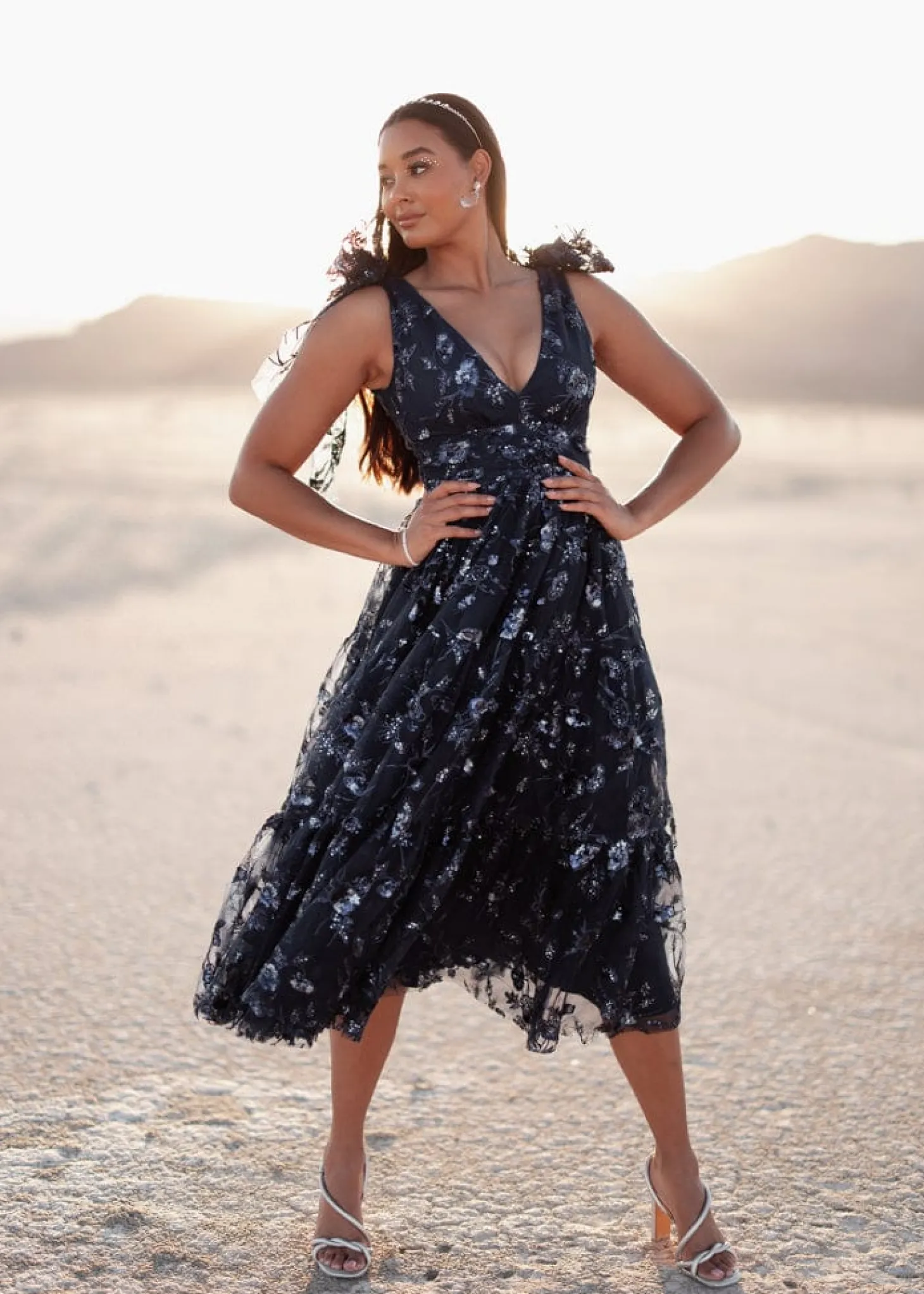 JessaKae Celestial Collection|Customer Favorites*Rhea Dress SapphireDusk