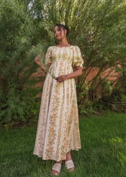 JessaKae Trending Dresses|Maxi Dresses*Rosaline Dress Cream