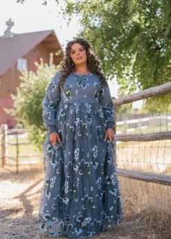 JessaKae Woodland Collection*Rowan Dress SereneBlue