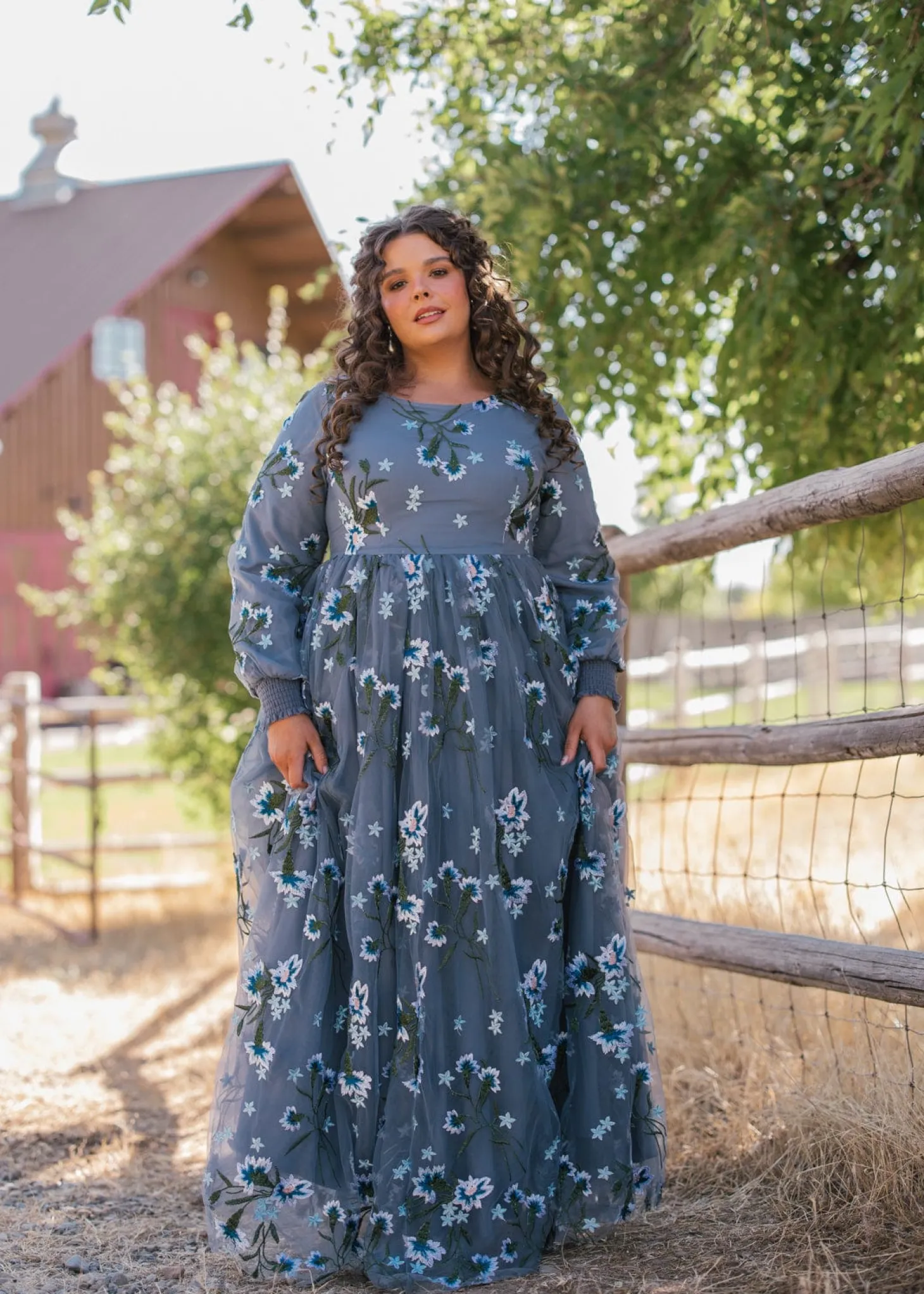 JessaKae Woodland Collection*Rowan Dress SereneBlue