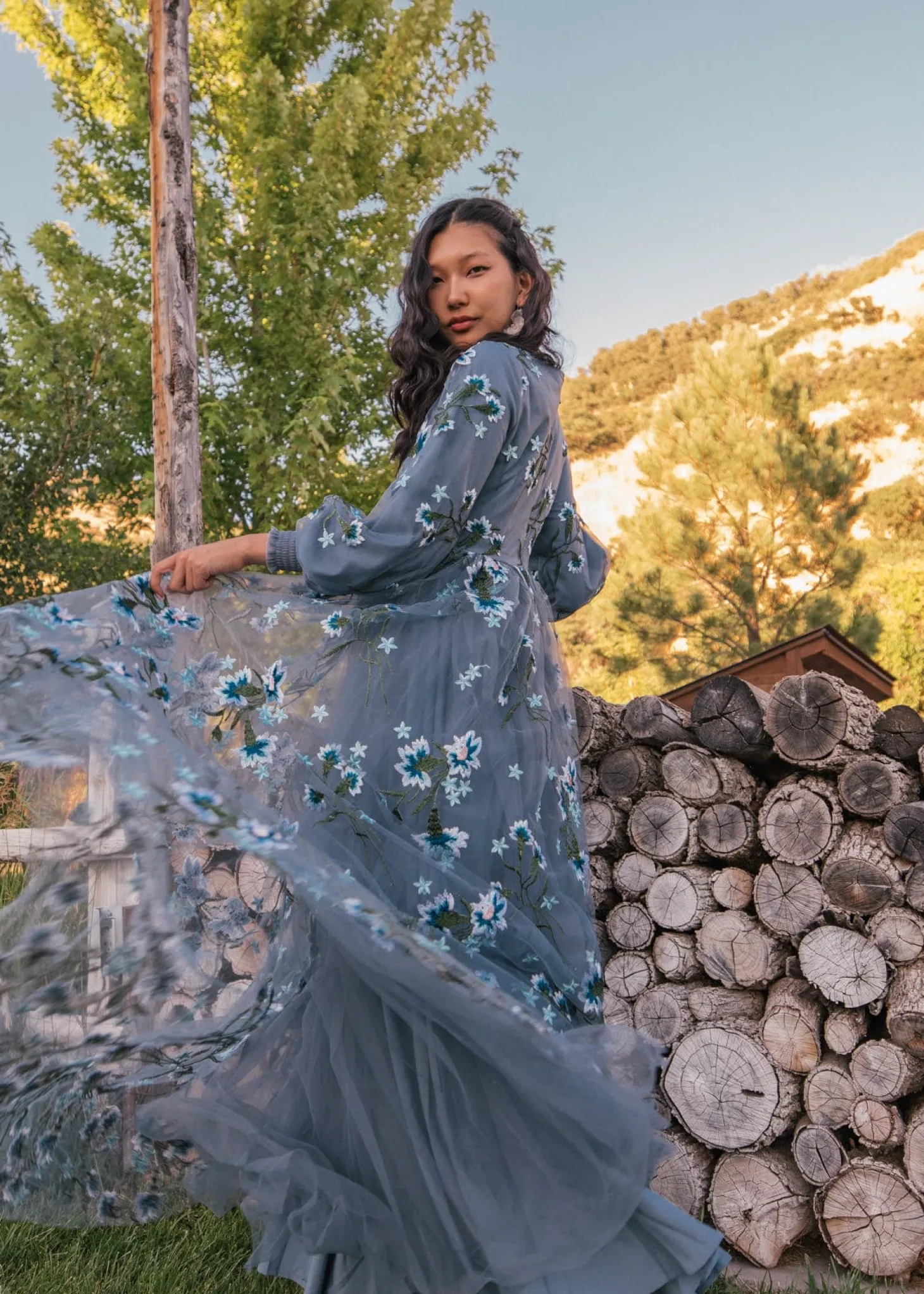 JessaKae Woodland Collection*Rowan Dress SereneBlue