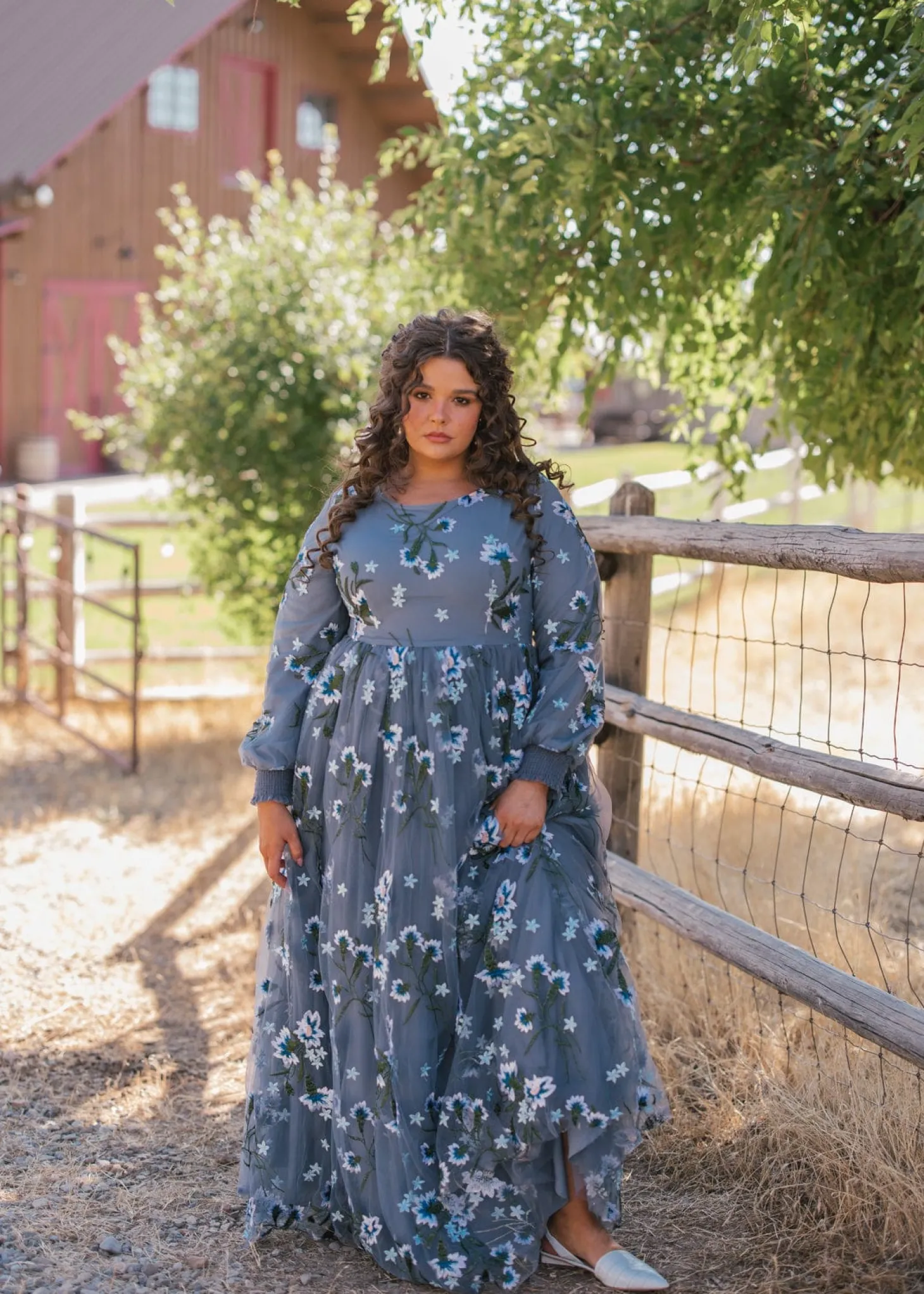JessaKae Woodland Collection*Rowan Dress SereneBlue