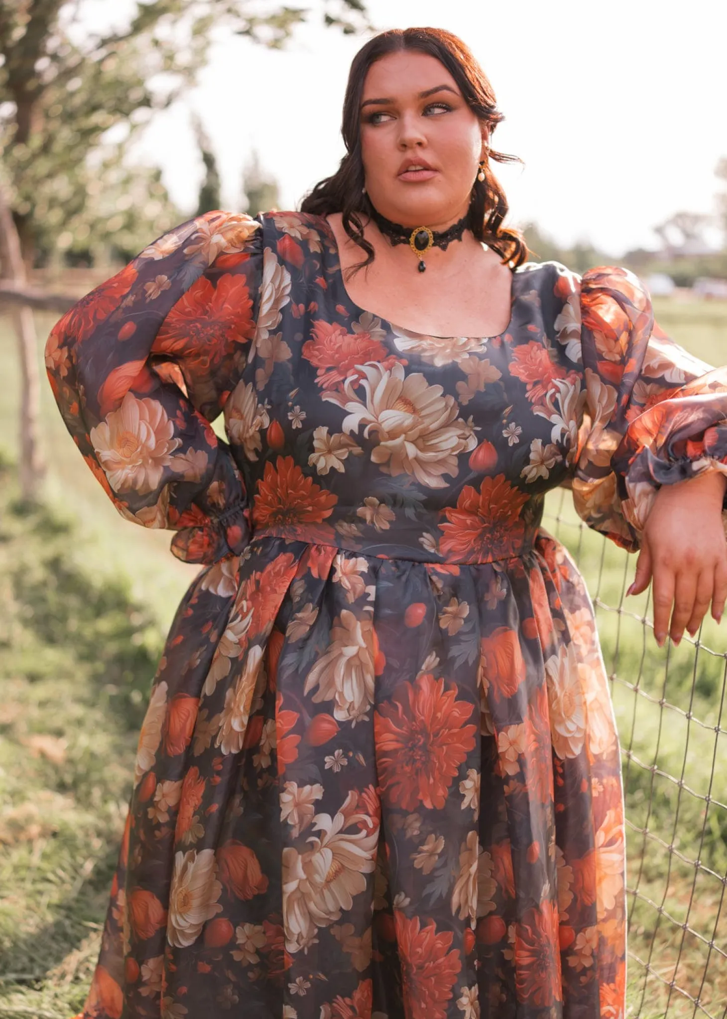 JessaKae Midnight Collection|Midi Dresses*Sable Dress Black