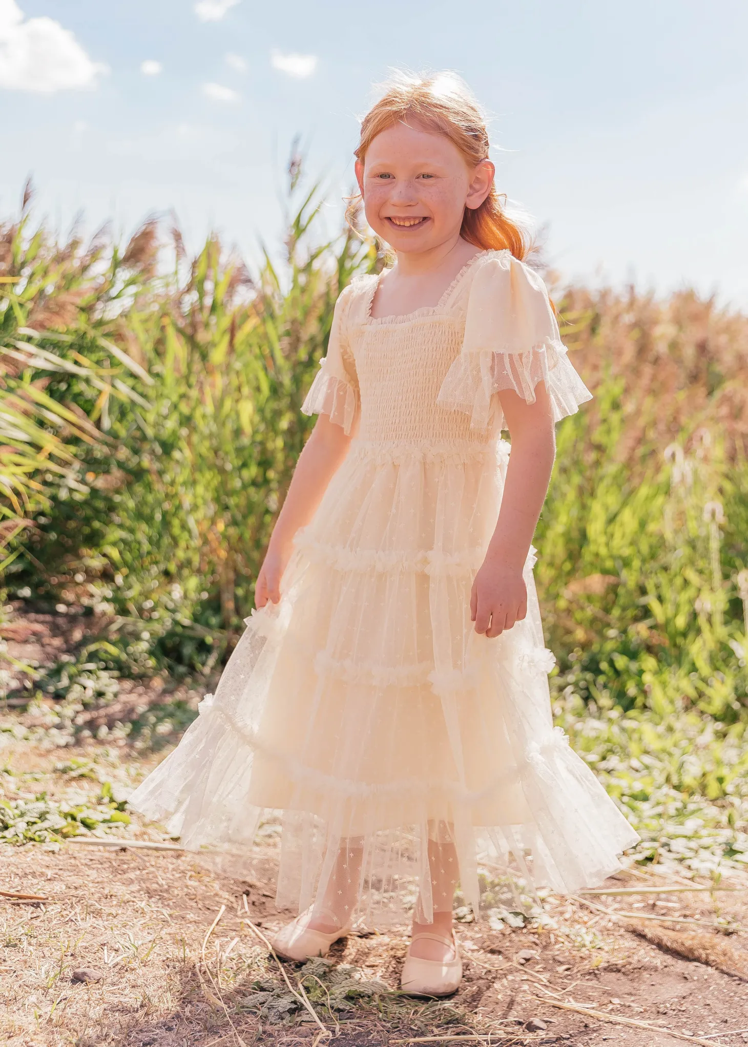 JessaKae Flower Girl Dresses*Senna Tulle Girls Dress