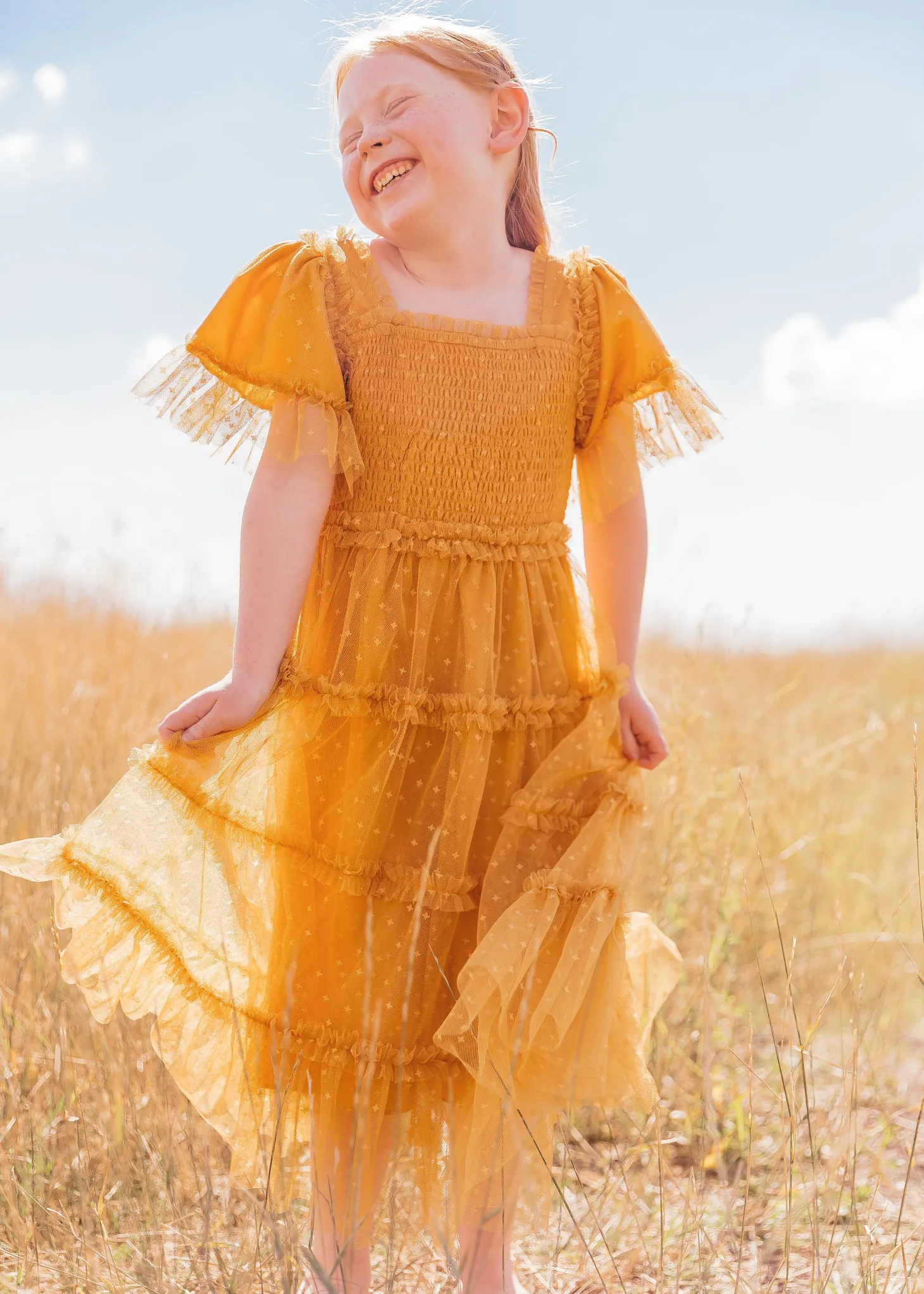 JessaKae Flower Girl Dresses*Senna Tulle Girls Dress
