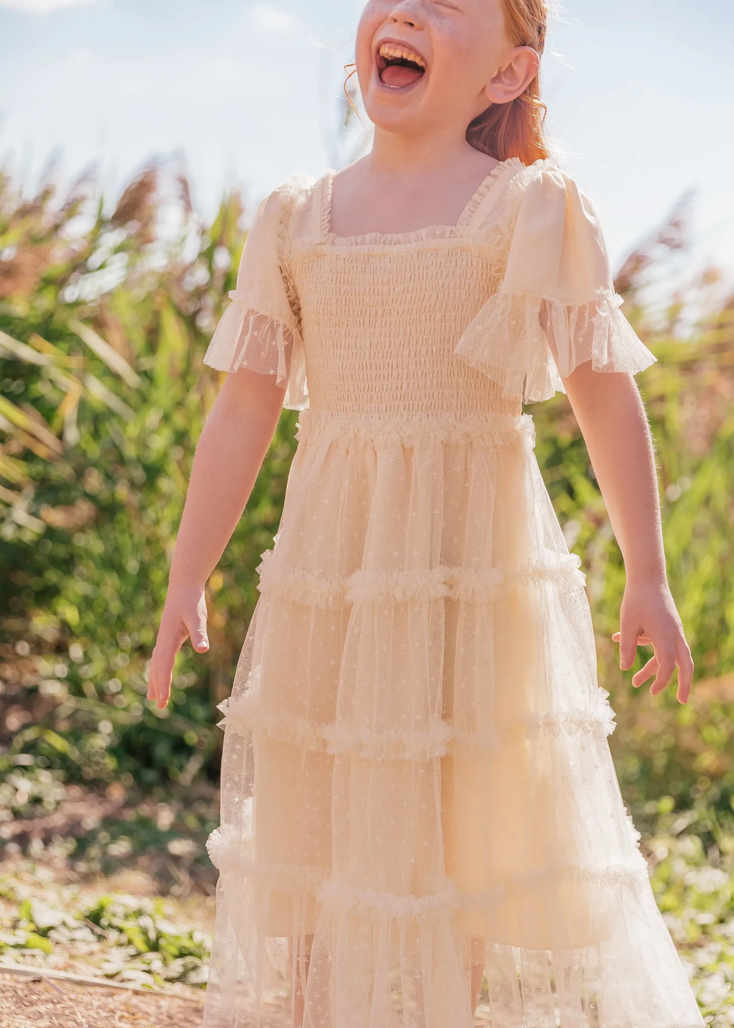 JessaKae Flower Girl Dresses*Senna Tulle Girls Dress
