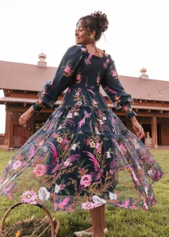 JessaKae Woodland Collection*Songbird Dress PurpleSongbird