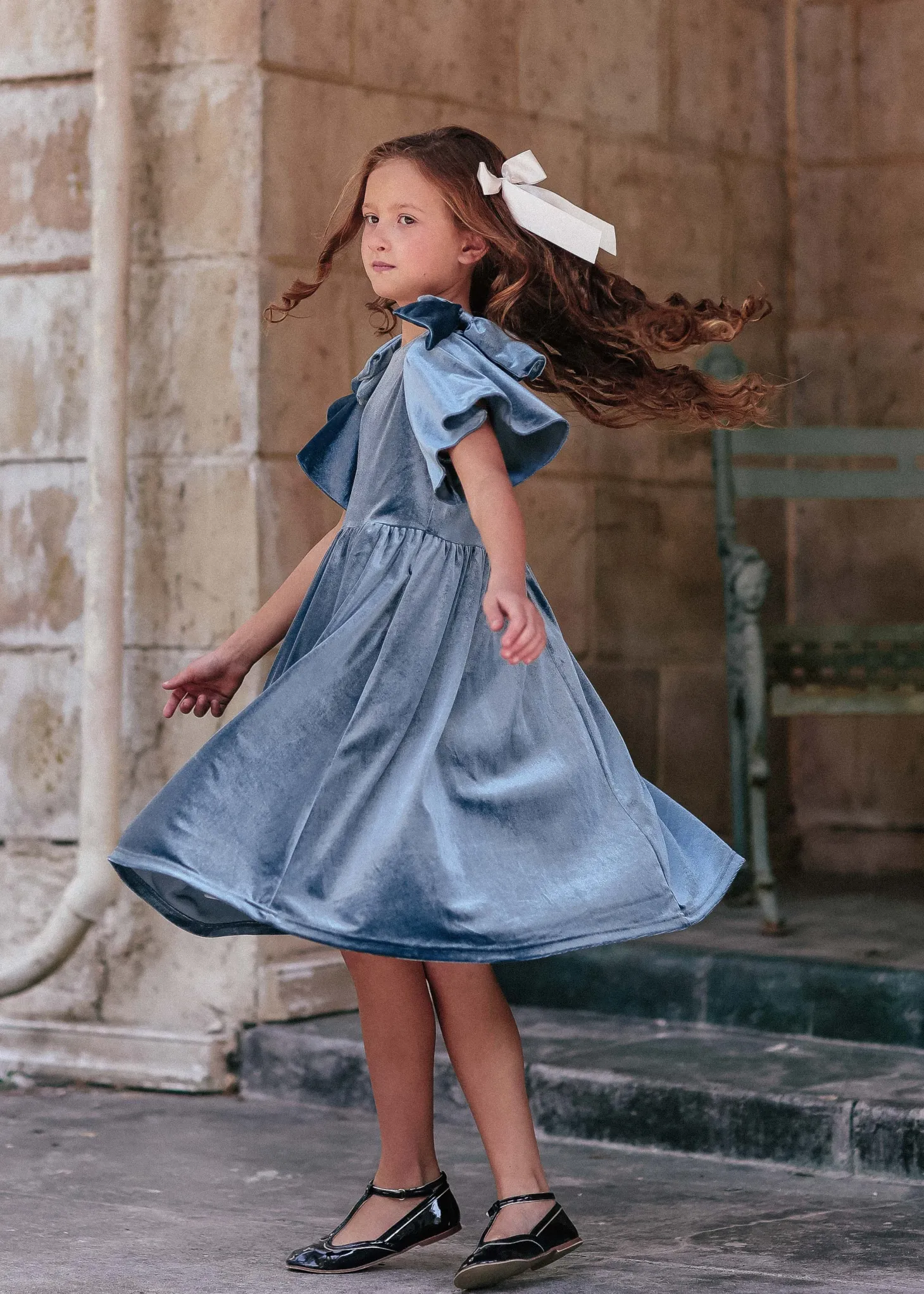 JessaKae Flower Girl Dresses*Sonnet Girls Dress Blue