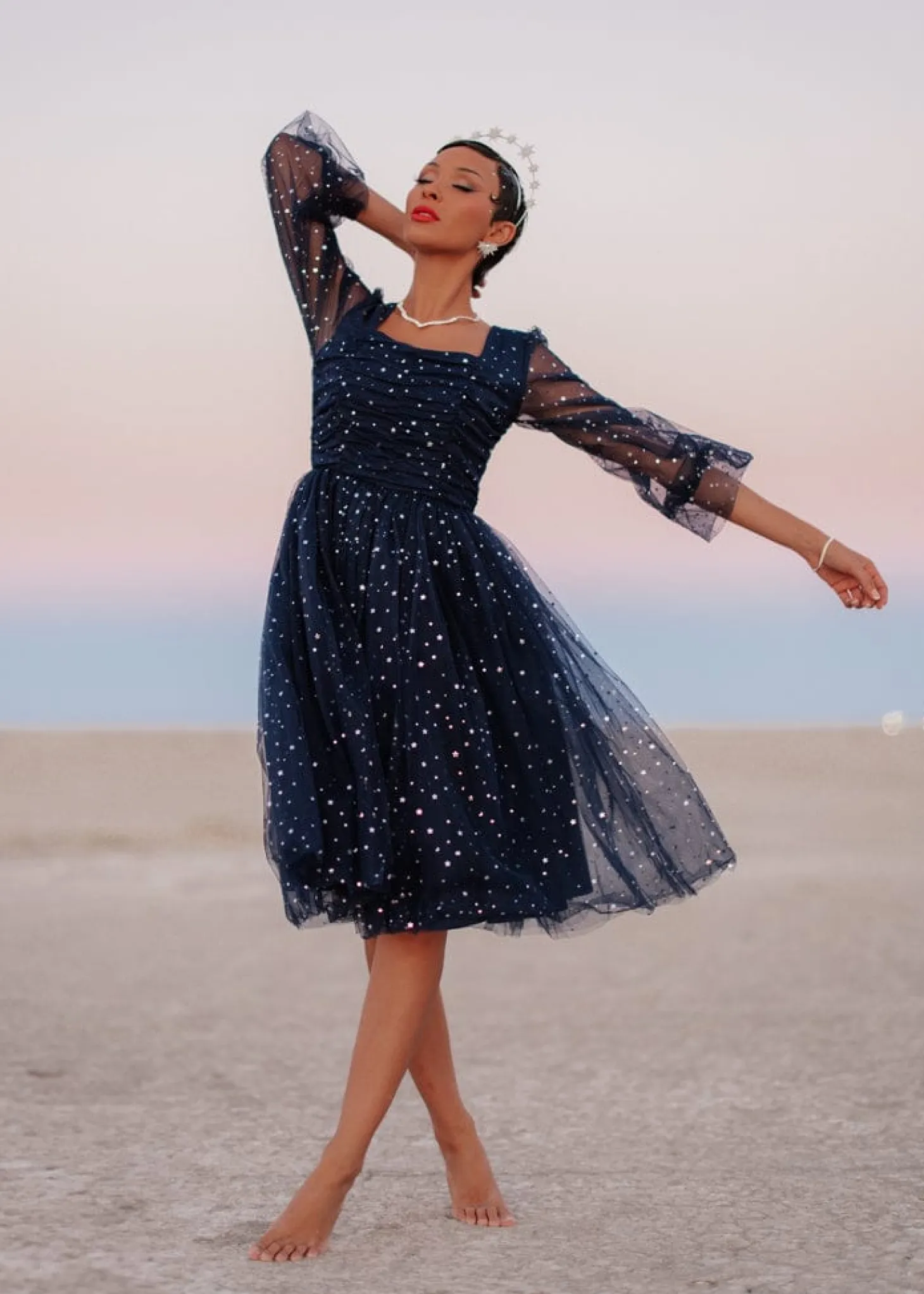 JessaKae Celestial Collection|Customer Favorites*Stardust Dress MidnightBlue