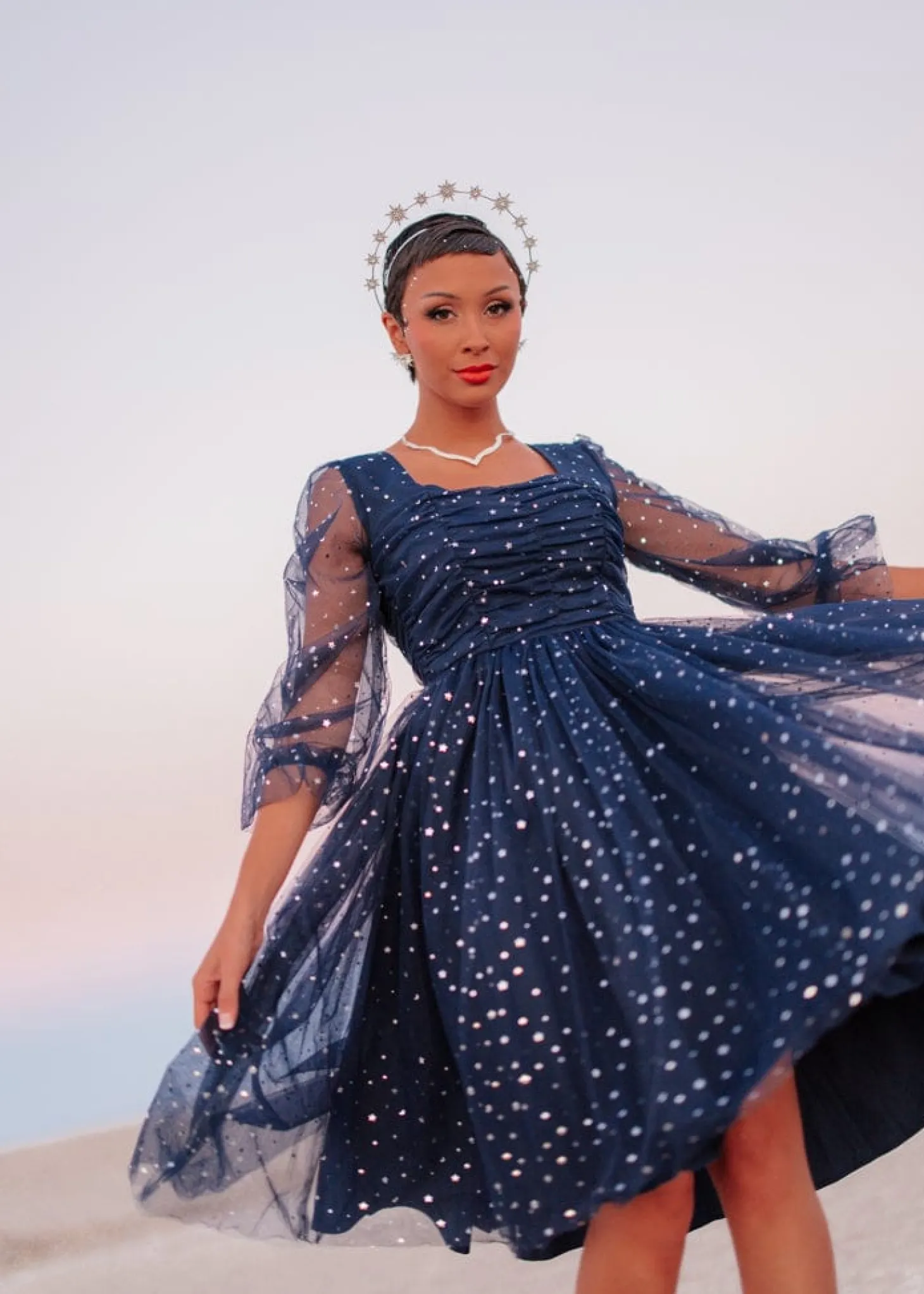 JessaKae Celestial Collection|Customer Favorites*Stardust Dress MidnightBlue