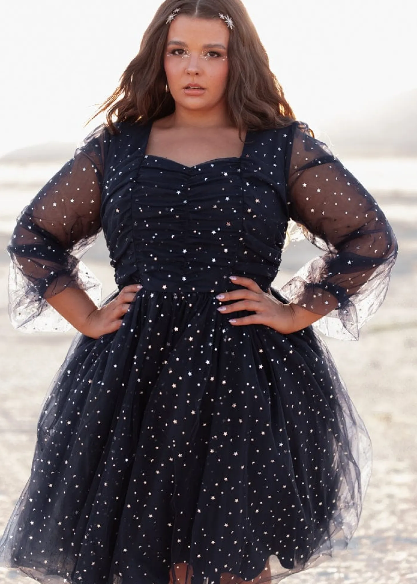 JessaKae Celestial Collection|Customer Favorites*Stardust Dress MidnightBlue