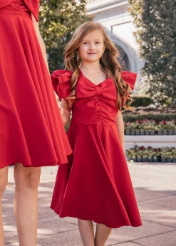 JessaKae Flower Girl Dresses*Stirling Girls Dress Red