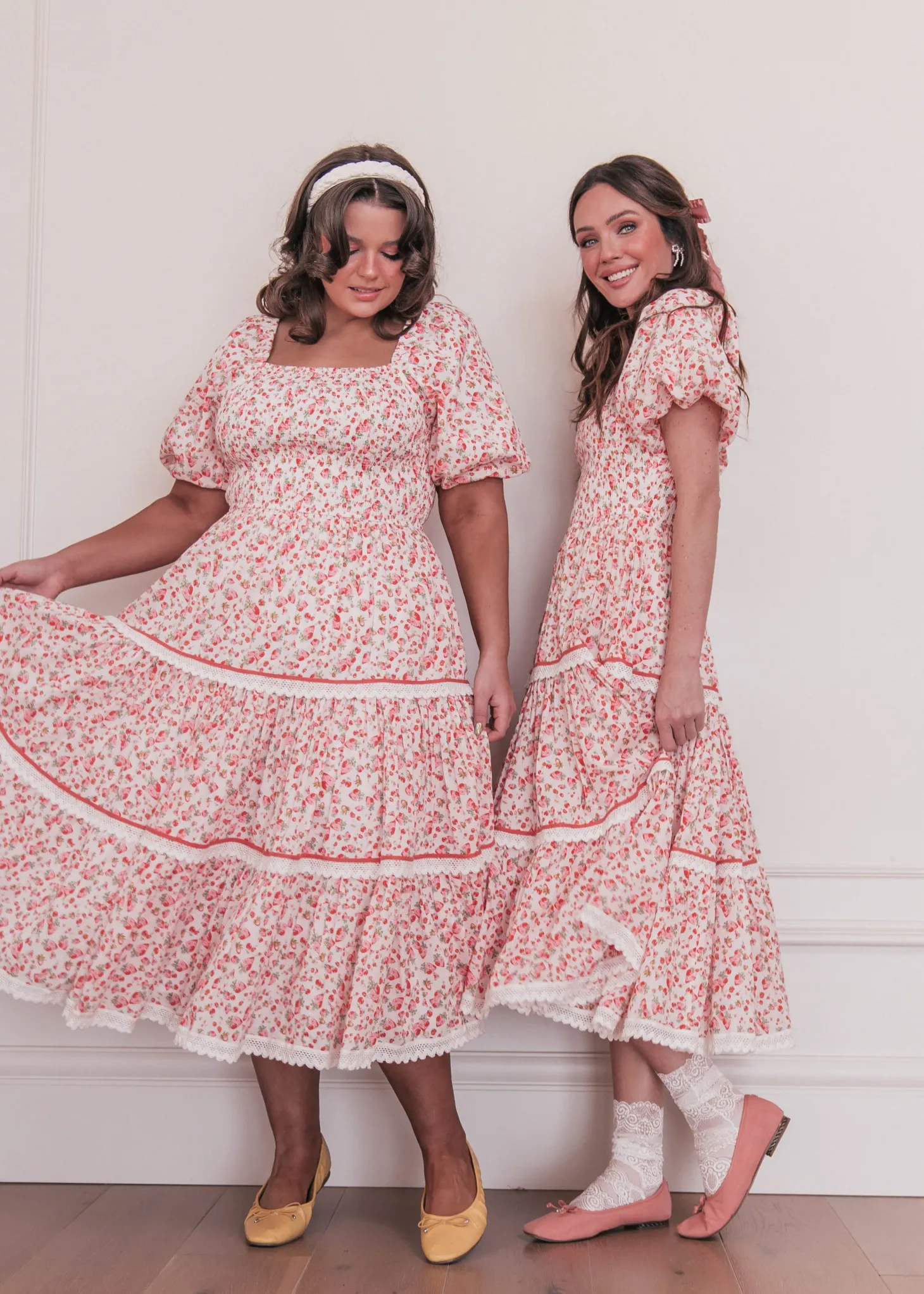 JessaKae Midi Dresses*Strawberry Shortcake Dress Pink