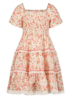 JessaKae Flower Girl Dresses*Strawberry Shortcake Girls Dress Pink
