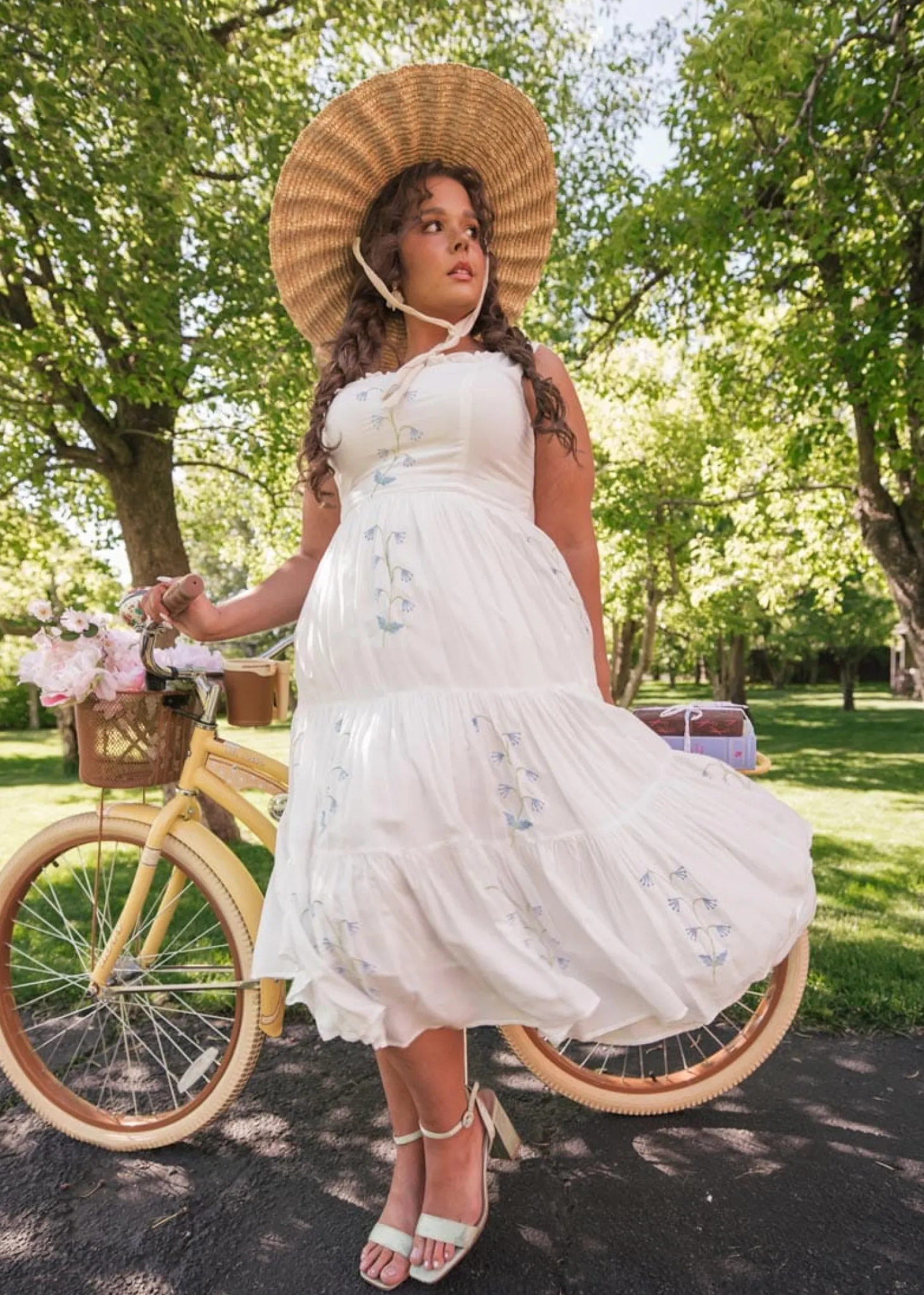 JessaKae Midi Dresses*Summer Meadow Dress WhiteMeadow