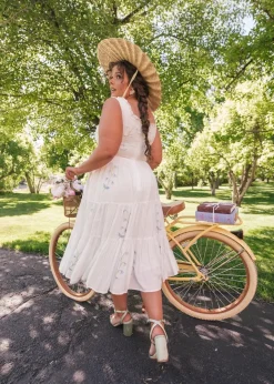 JessaKae Midi Dresses*Summer Meadow Dress WhiteMeadow