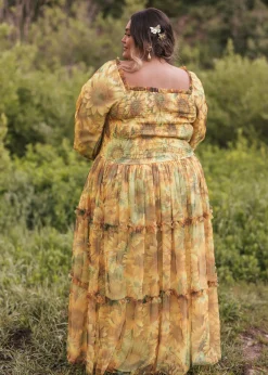 JessaKae Woodland Collection*Fields Dress Sunflower