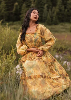 JessaKae Woodland Collection*Fields Dress Sunflower