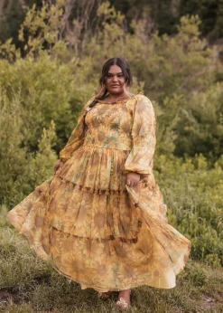JessaKae Woodland Collection*Fields Dress Sunflower