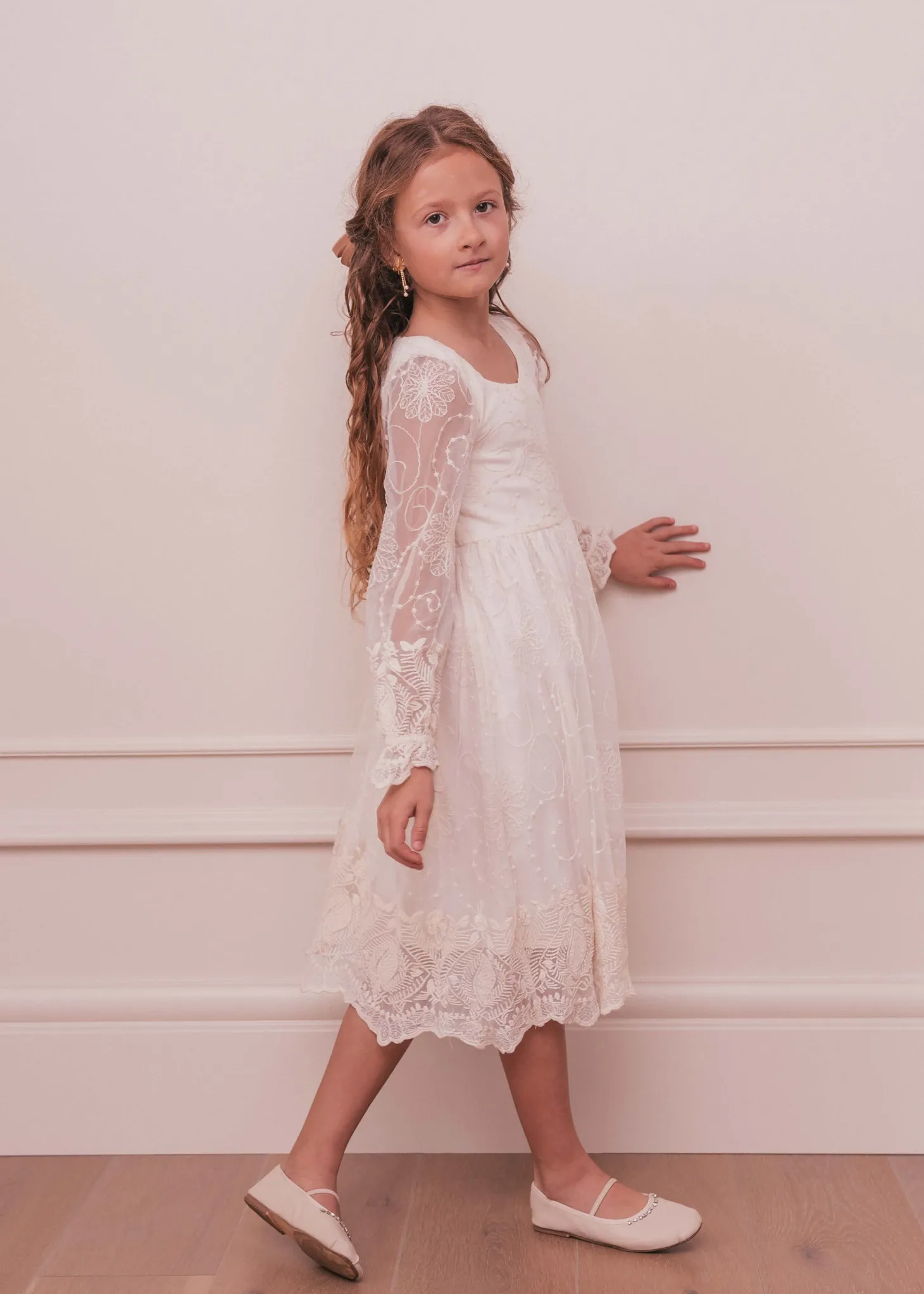 JessaKae Flower Girl Dresses*Tillie Girls Dress OffWhite
