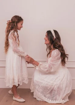 JessaKae Flower Girl Dresses*Tillie Girls Dress OffWhite