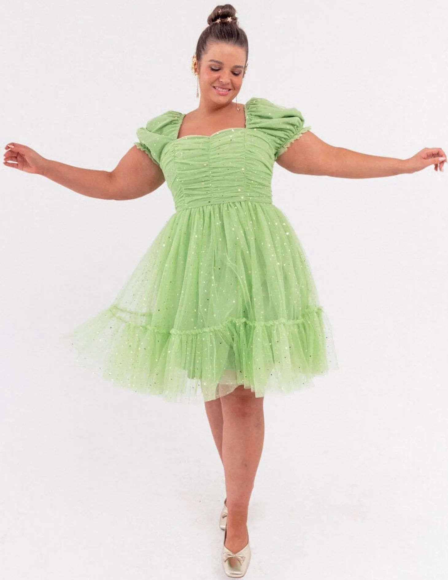 JessaKae Holiday Dresses*Tink Dress TinkGreen