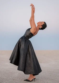 JessaKae Celestial Collection|Holiday Dresses*Twila Dress EclipseBlack